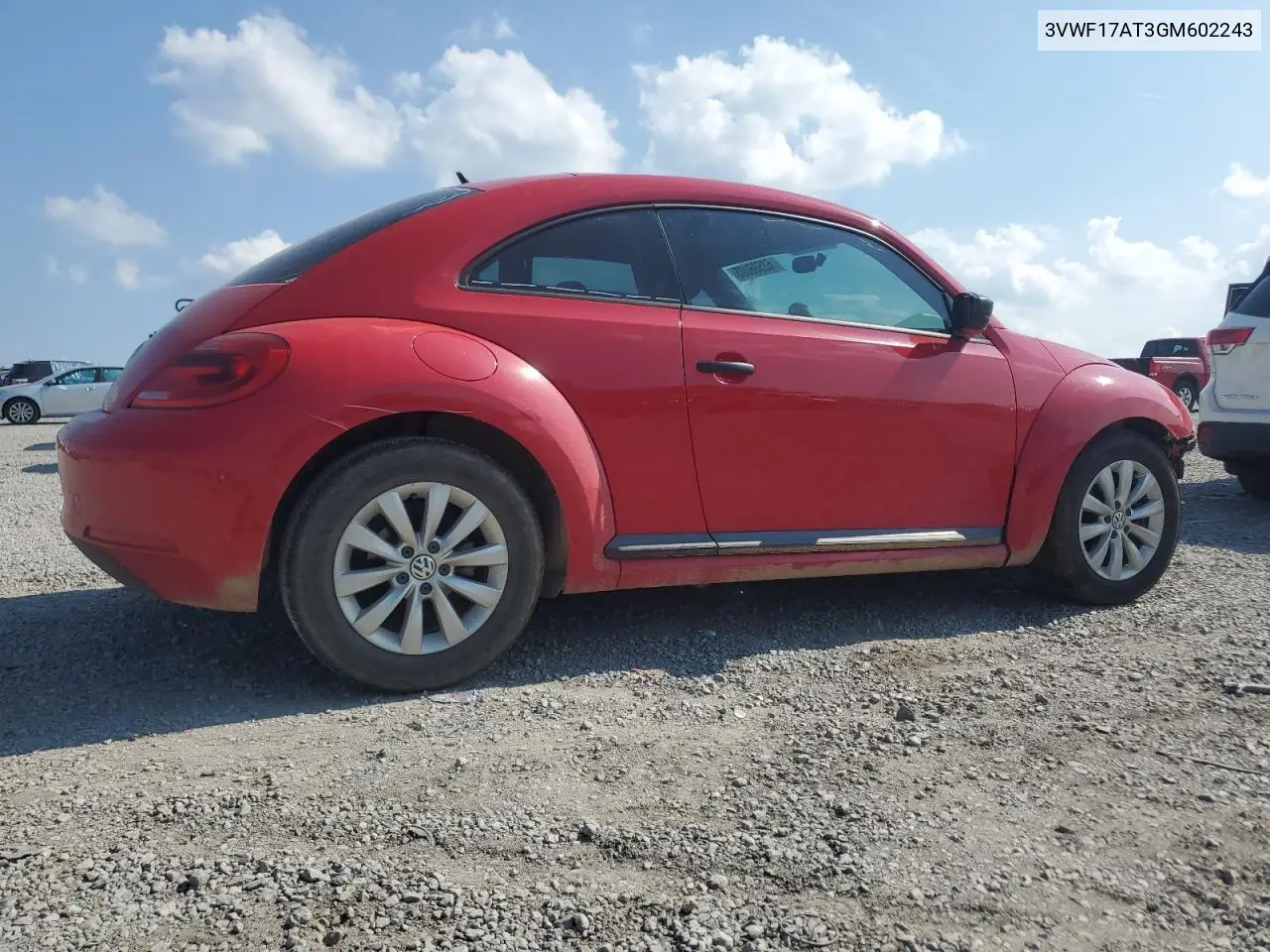 2016 Volkswagen Beetle 1.8T VIN: 3VWF17AT3GM602243 Lot: 62586095