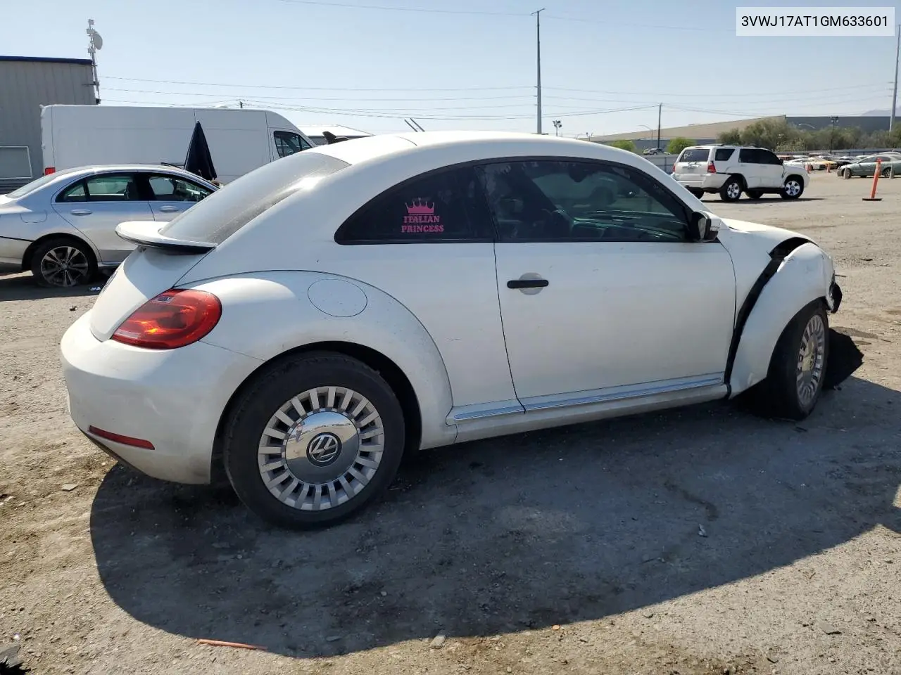 2016 Volkswagen Beetle Se VIN: 3VWJ17AT1GM633601 Lot: 62905435