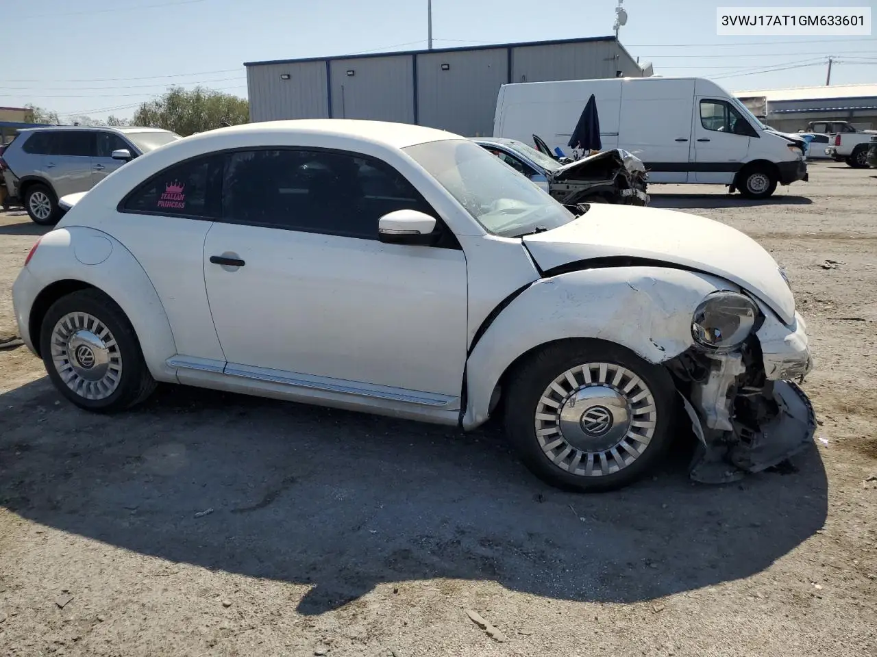 2016 Volkswagen Beetle Se VIN: 3VWJ17AT1GM633601 Lot: 62905435