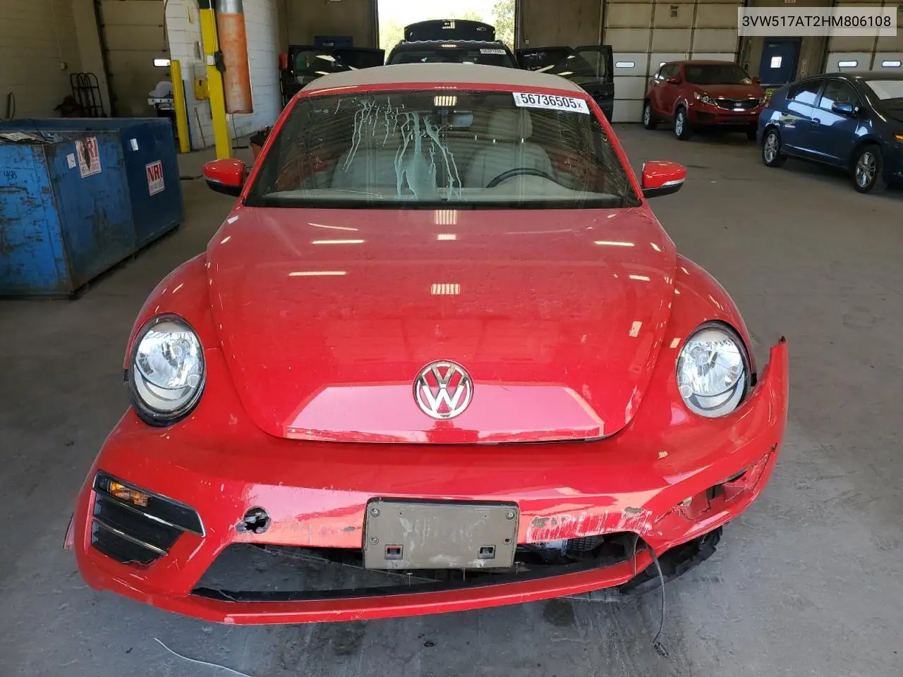 2017 Volkswagen Beetle S/Se VIN: 3VW517AT2HM806108 Lot: 56736505