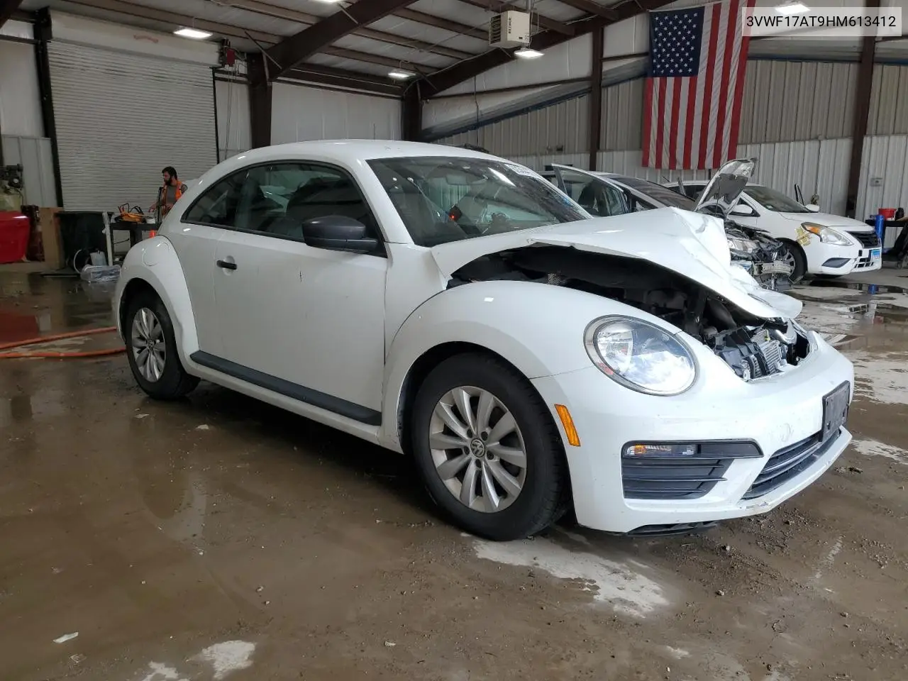 2017 Volkswagen Beetle 1.8T VIN: 3VWF17AT9HM613412 Lot: 62344475