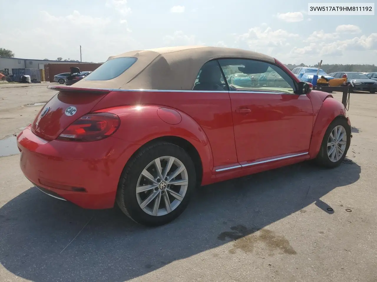 2017 Volkswagen Beetle S/Se VIN: 3VW517AT9HM811192 Lot: 62399525