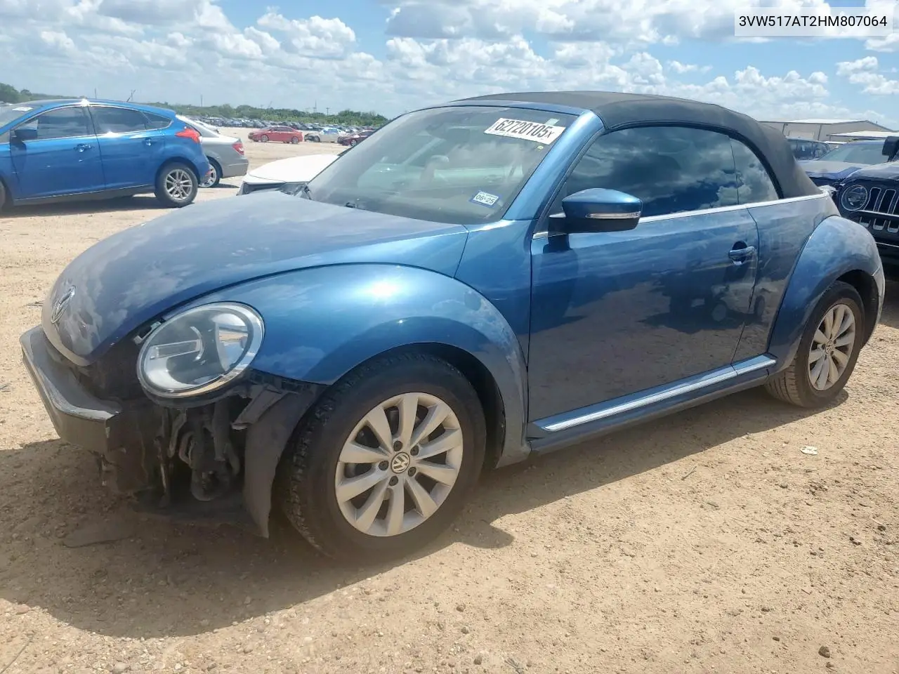 2017 Volkswagen Beetle S/Se VIN: 3VW517AT2HM807064 Lot: 62720105