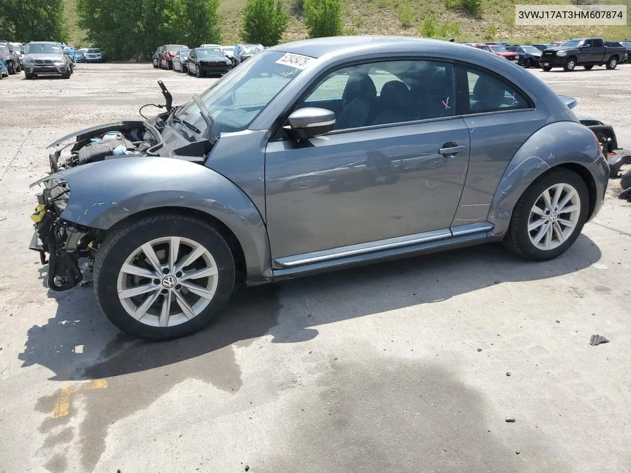 2017 Volkswagen Beetle Se VIN: 3VWJ17AT3HM607874 Lot: 62845475