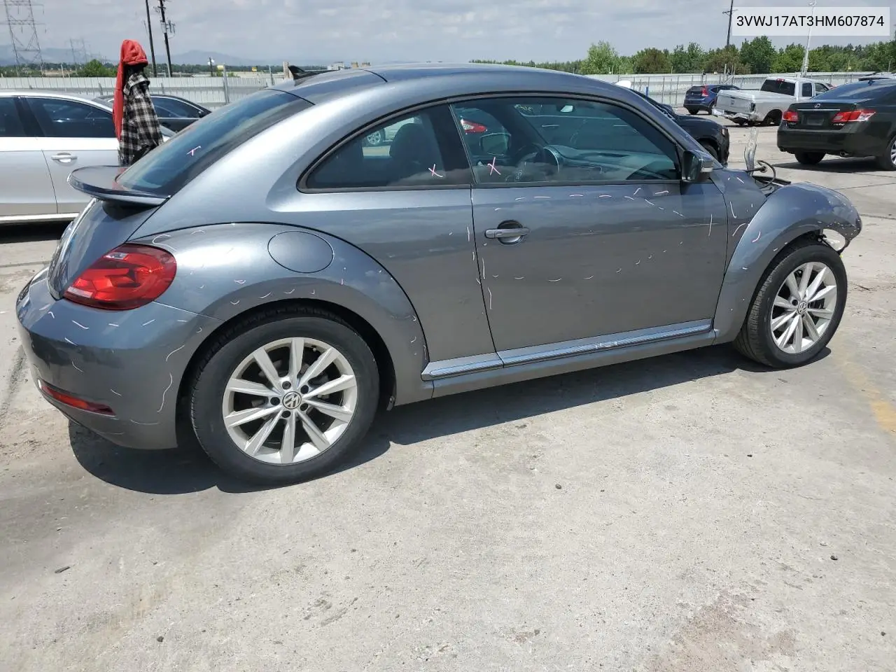2017 Volkswagen Beetle Se VIN: 3VWJ17AT3HM607874 Lot: 62845475