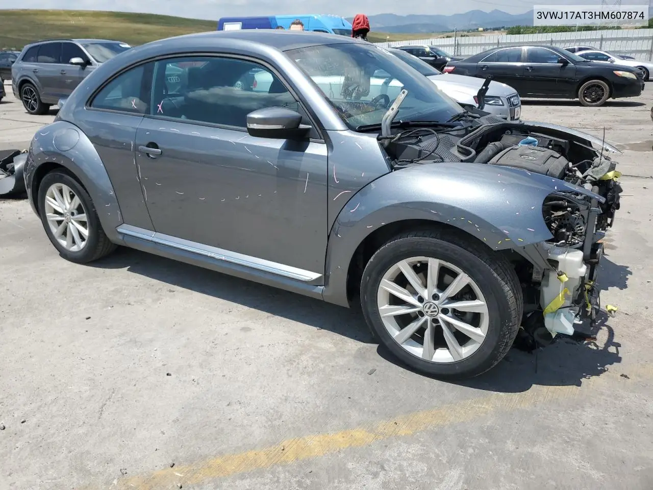 2017 Volkswagen Beetle Se VIN: 3VWJ17AT3HM607874 Lot: 62845475