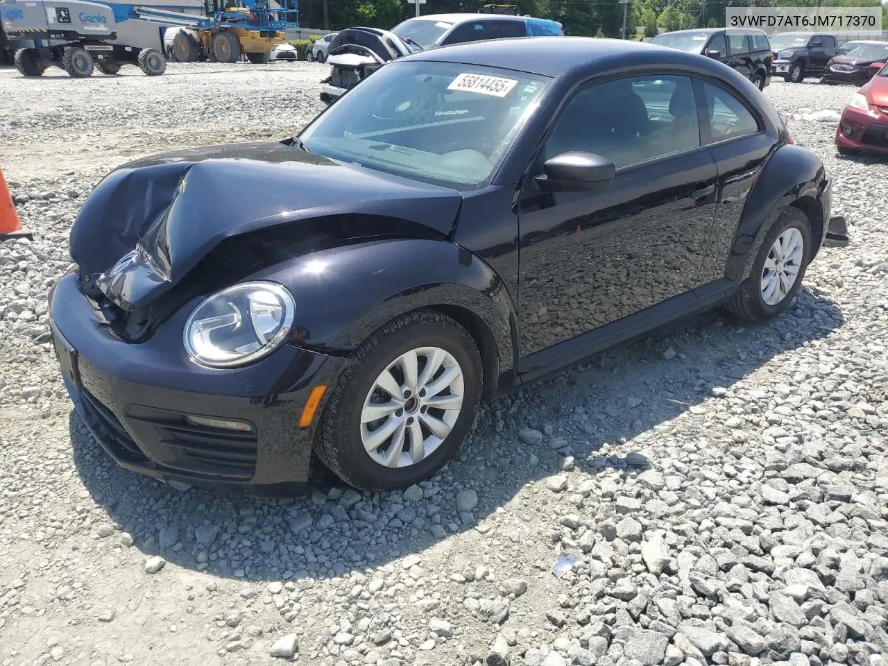 2018 Volkswagen Beetle S VIN: 3VWFD7AT6JM717370 Lot: 55814455