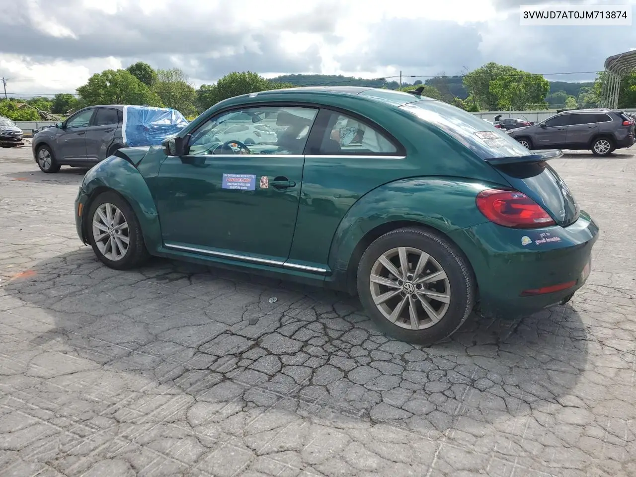 2018 Volkswagen Beetle Se VIN: 3VWJD7AT0JM713874 Lot: 56599165