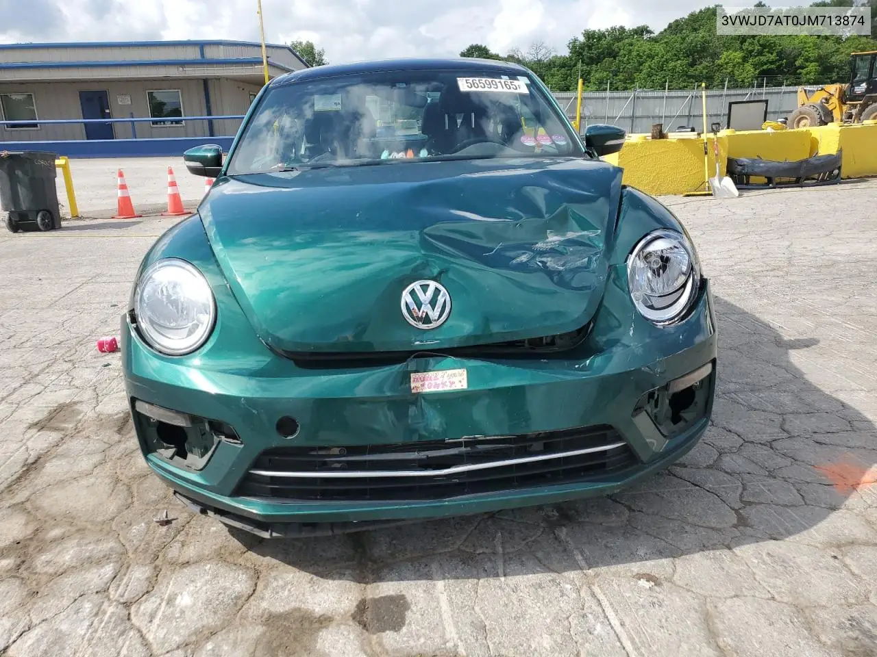 2018 Volkswagen Beetle Se VIN: 3VWJD7AT0JM713874 Lot: 56599165