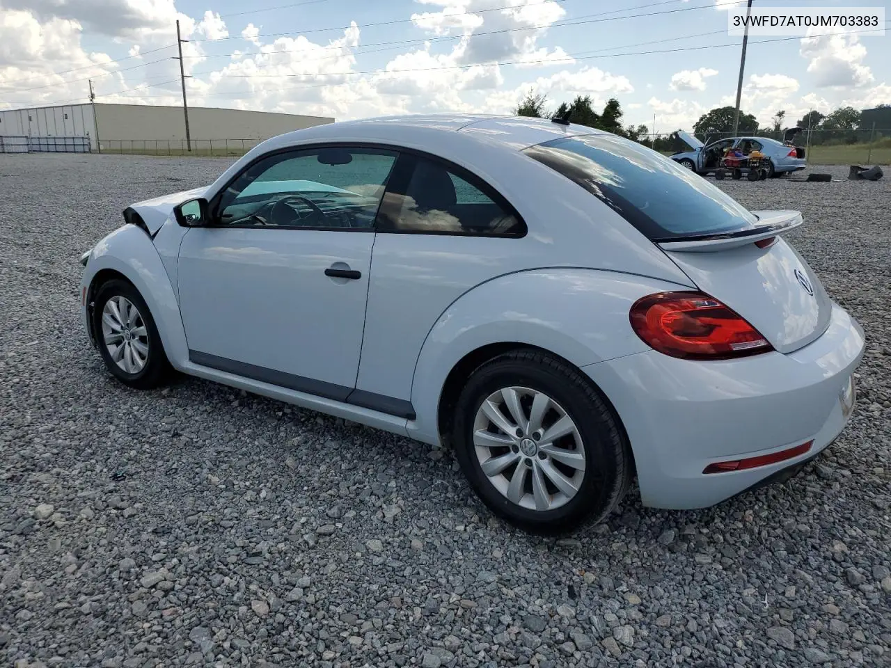 2018 Volkswagen Beetle S VIN: 3VWFD7AT0JM703383 Lot: 62287025