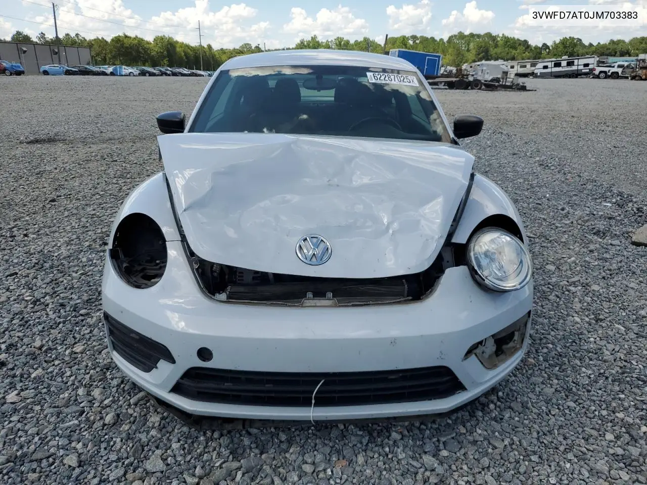 2018 Volkswagen Beetle S VIN: 3VWFD7AT0JM703383 Lot: 62287025