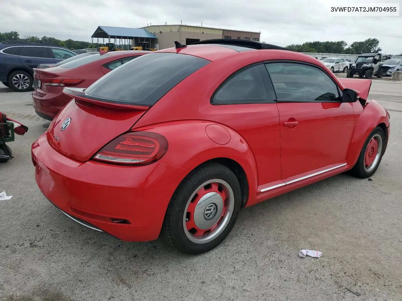 2018 Volkswagen Beetle S VIN: 3VWFD7AT2JM704955 Lot: 62875765