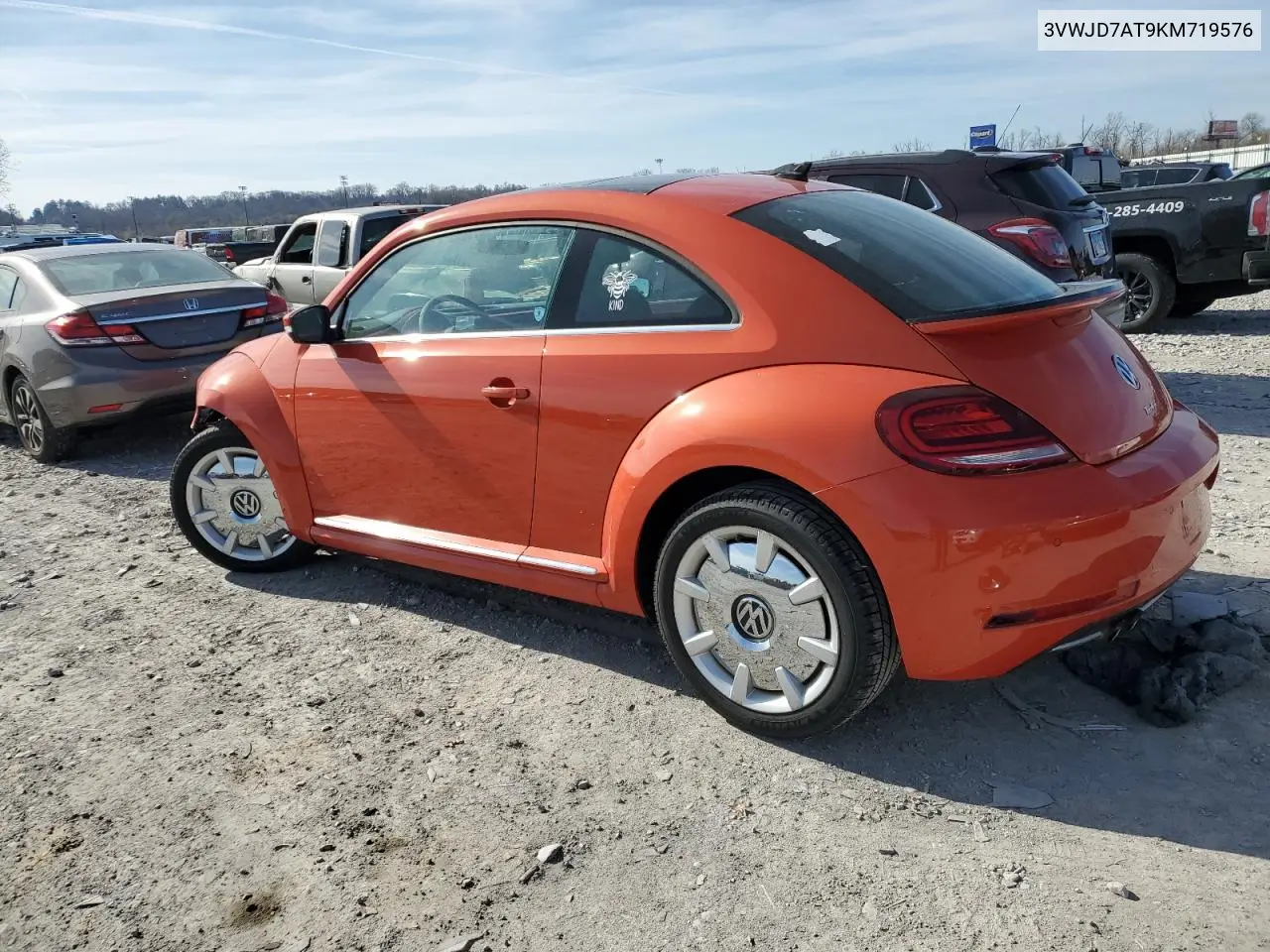 2019 Volkswagen Beetle Se VIN: 3VWJD7AT9KM719576 Lot: 45391085