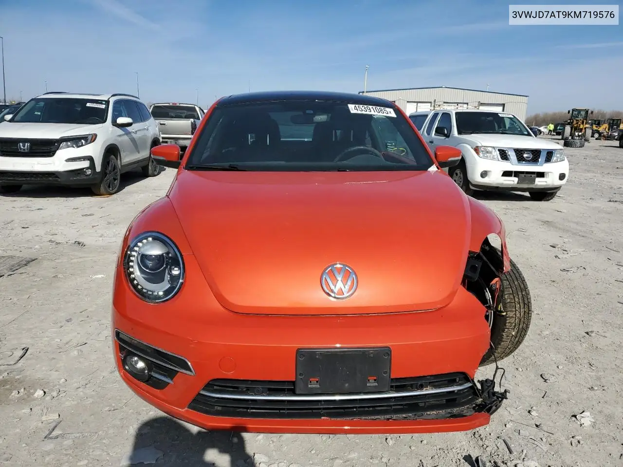 2019 Volkswagen Beetle Se VIN: 3VWJD7AT9KM719576 Lot: 45391085