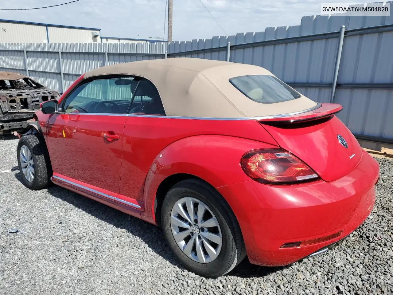2019 Volkswagen Beetle S VIN: 3VW5DAAT6KM504820 Lot: 48891795