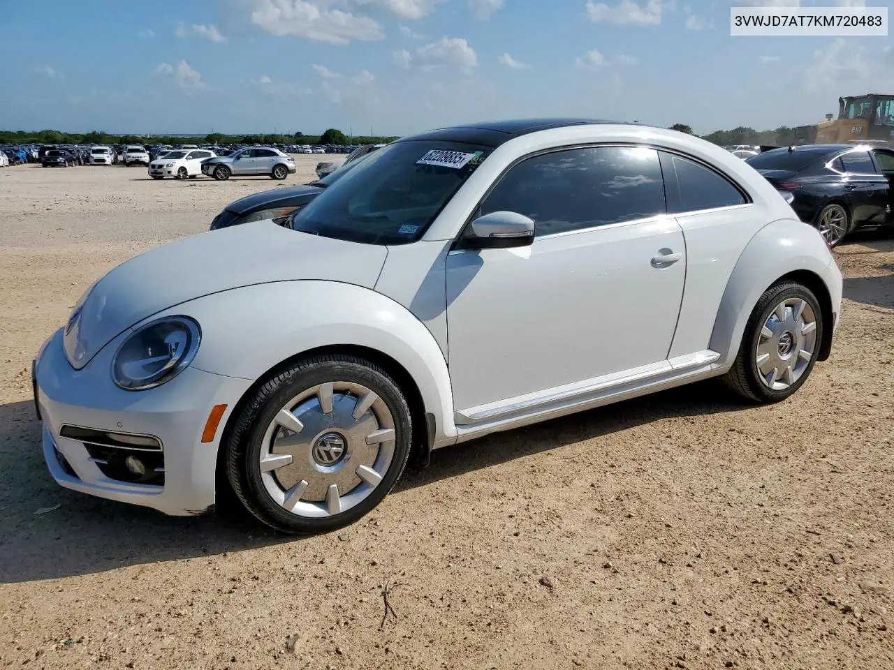 2019 Volkswagen Beetle Se VIN: 3VWJD7AT7KM720483 Lot: 62209885