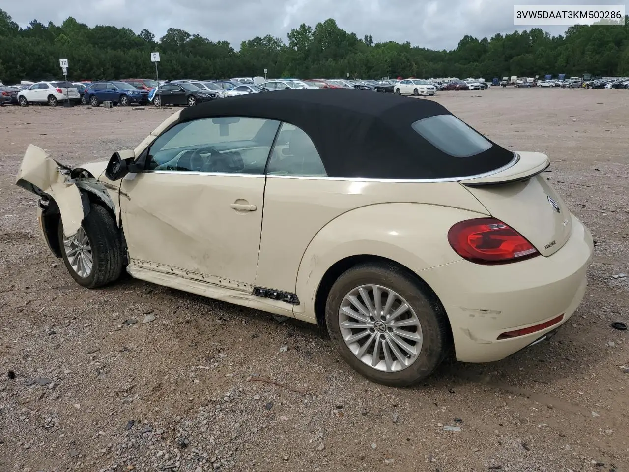 2019 Volkswagen Beetle S VIN: 3VW5DAAT3KM500286 Lot: 63219395