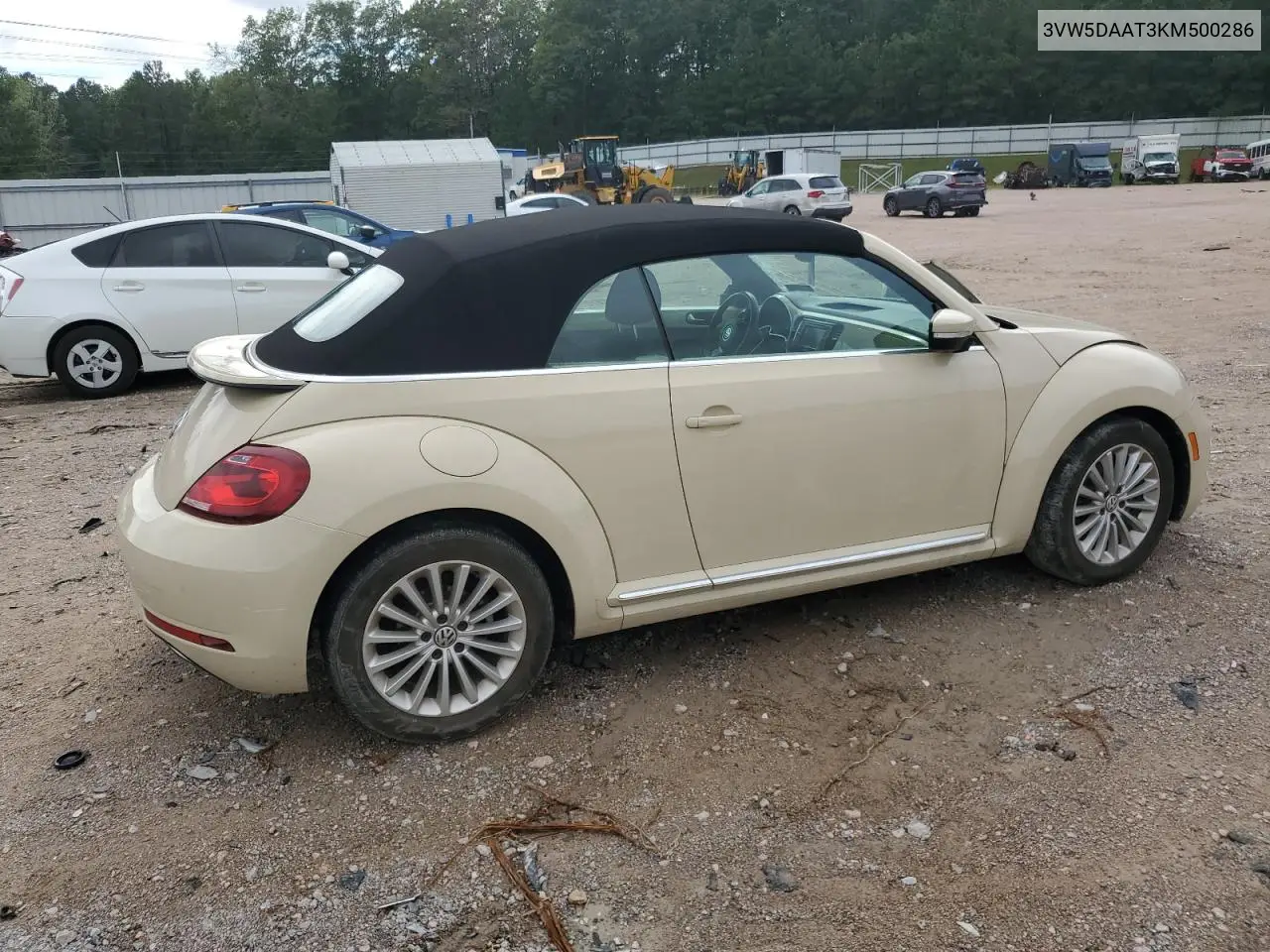 2019 Volkswagen Beetle S VIN: 3VW5DAAT3KM500286 Lot: 63219395