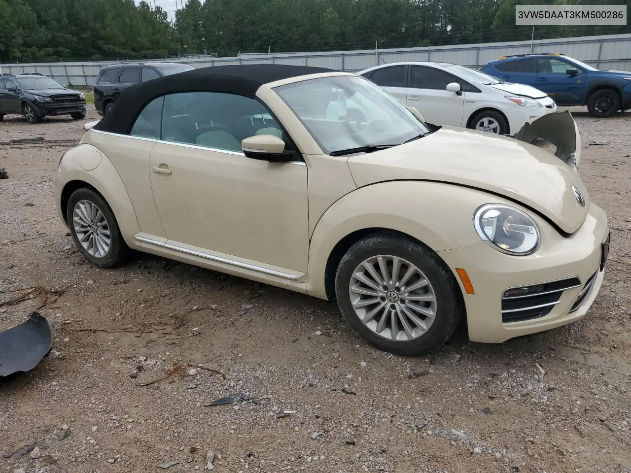 2019 Volkswagen Beetle S VIN: 3VW5DAAT3KM500286 Lot: 63219395