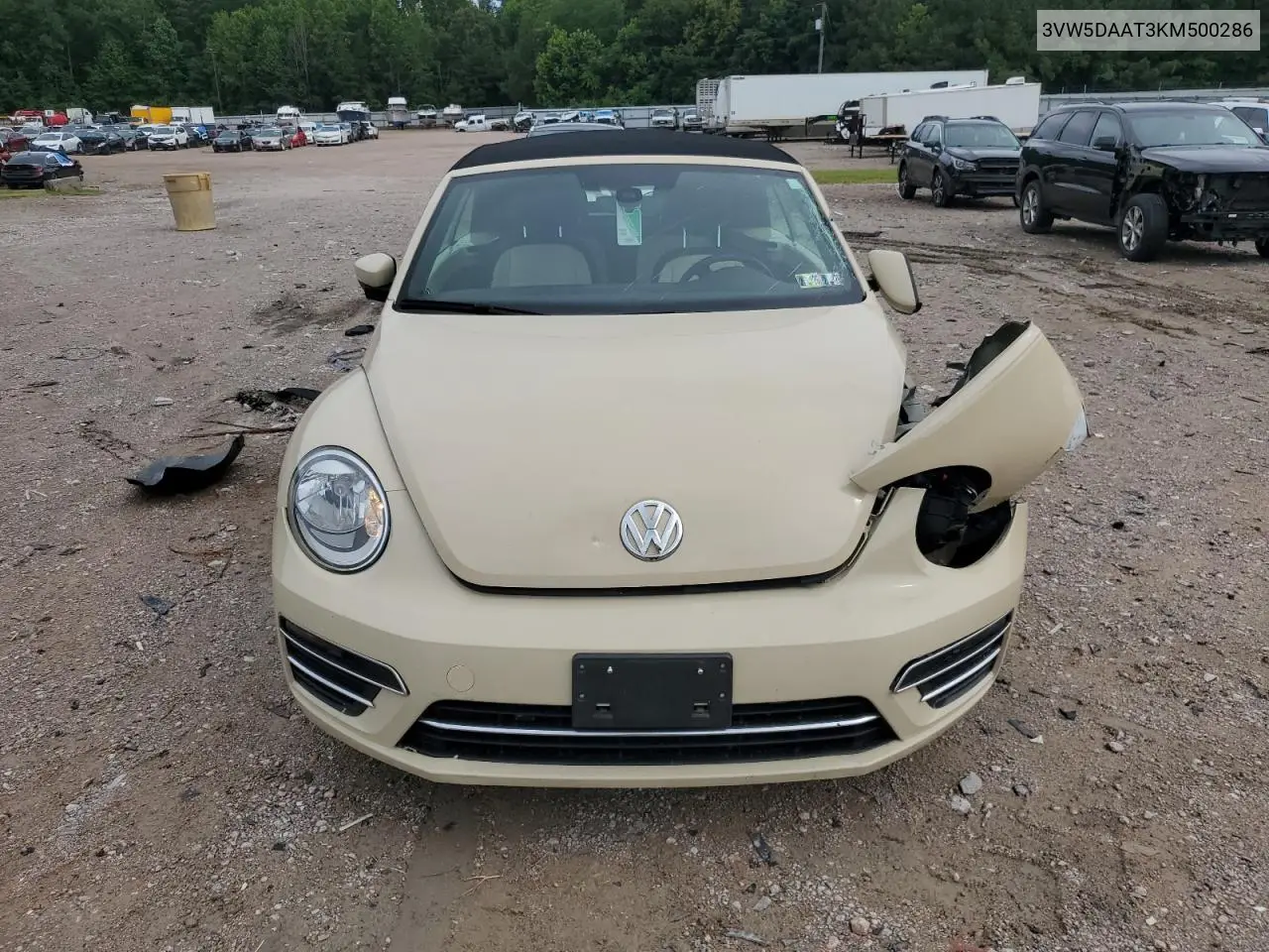 2019 Volkswagen Beetle S VIN: 3VW5DAAT3KM500286 Lot: 63219395