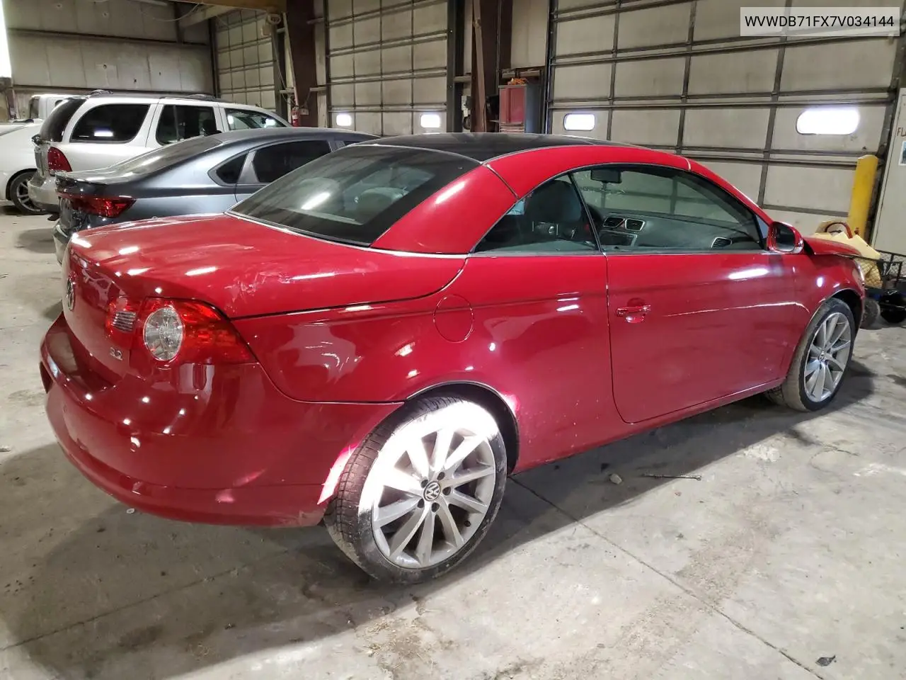 2007 Volkswagen Eos 3.2L Sport VIN: WVWDB71FX7V034144 Lot: 46568105