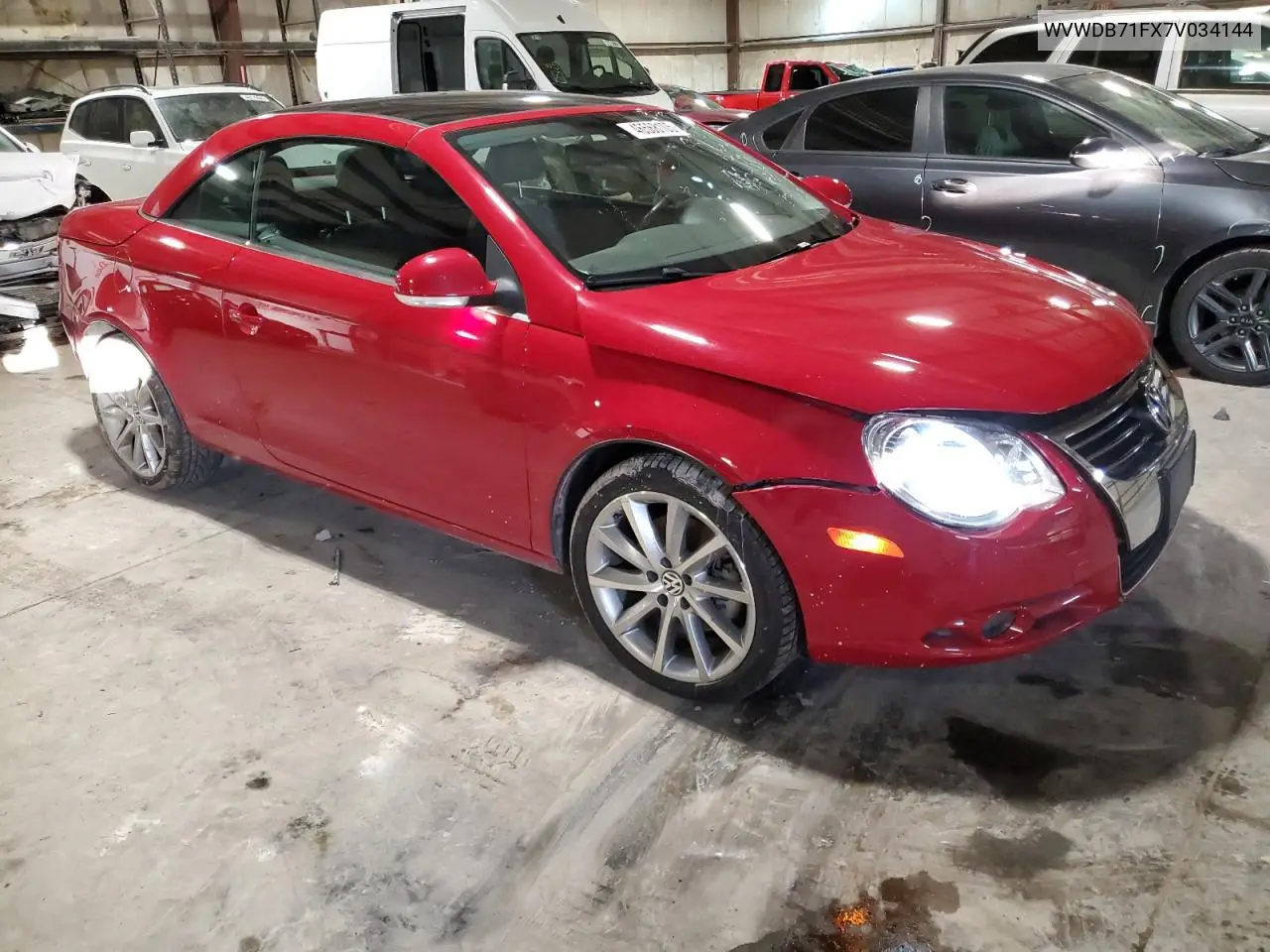 2007 Volkswagen Eos 3.2L Sport VIN: WVWDB71FX7V034144 Lot: 46568105