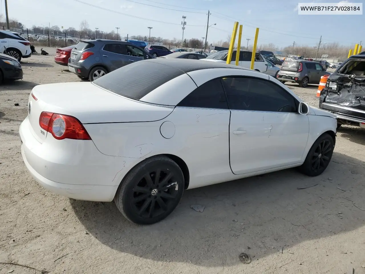 2007 Volkswagen Eos 3.2L VIN: WVWFB71F27V028184 Lot: 47165075