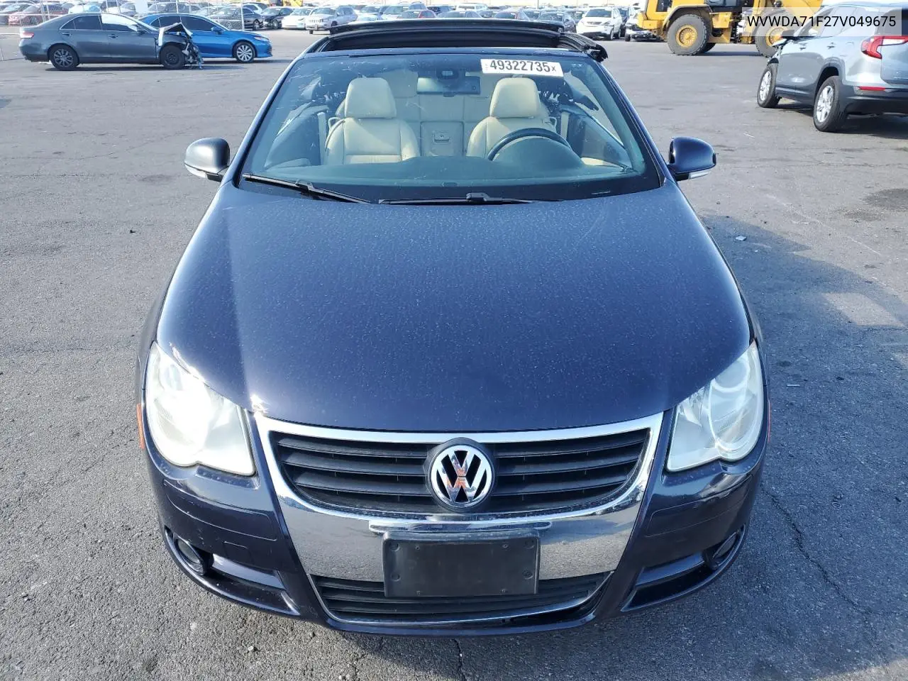 2007 Volkswagen Eos 2.0T Sport VIN: WVWDA71F27V049675 Lot: 49322735