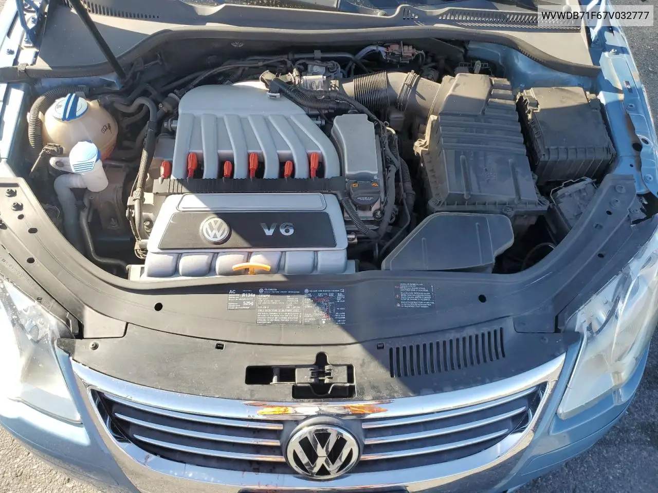 2007 Volkswagen Eos 3.2L Sport VIN: WVWDB71F67V032777 Lot: 53684035