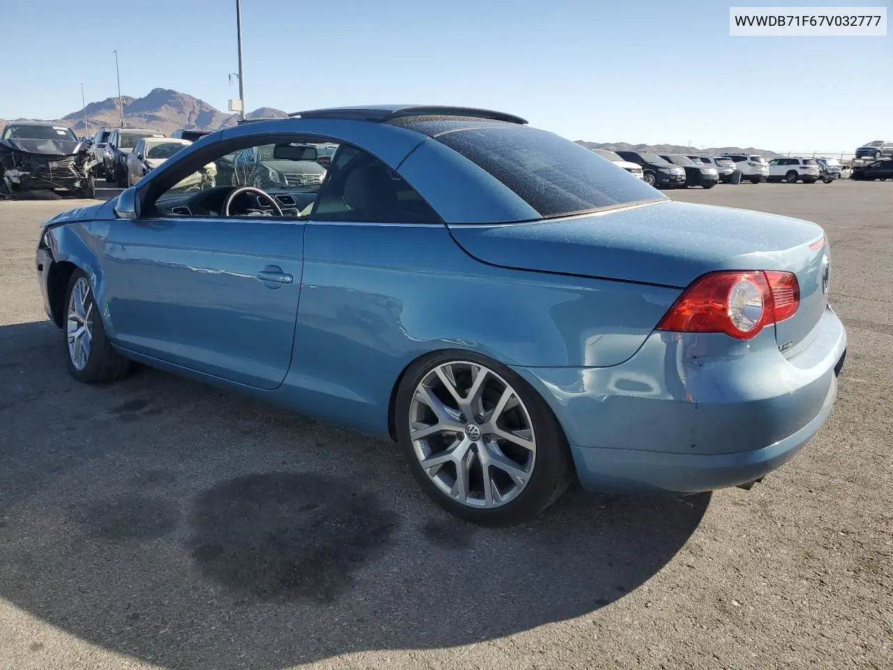 2007 Volkswagen Eos 3.2L Sport VIN: WVWDB71F67V032777 Lot: 53684035