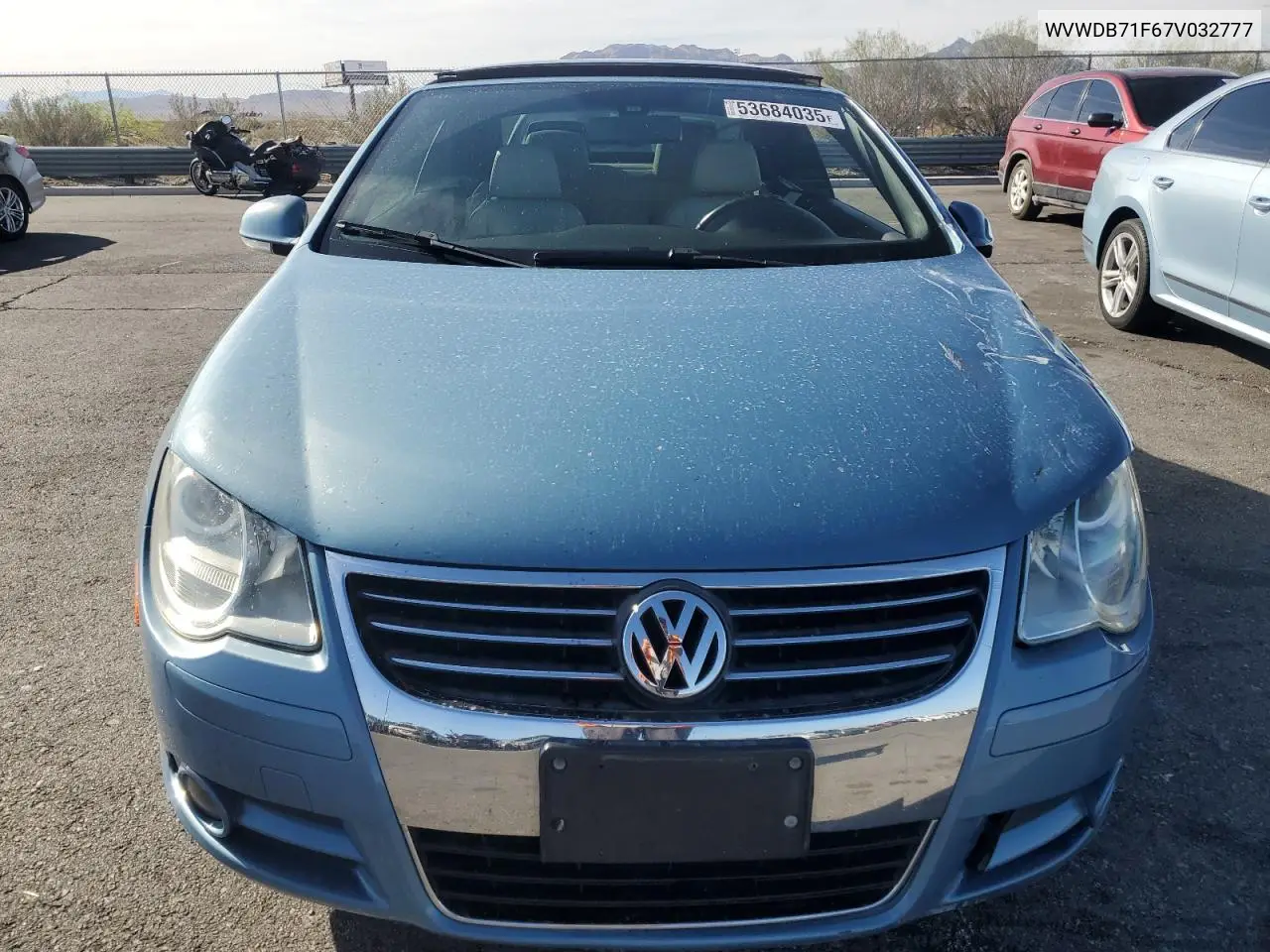 2007 Volkswagen Eos 3.2L Sport VIN: WVWDB71F67V032777 Lot: 53684035