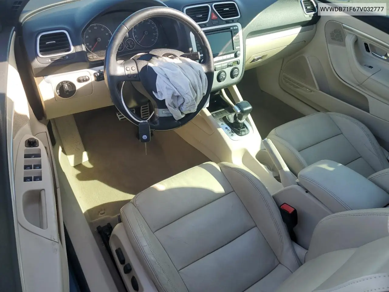 2007 Volkswagen Eos 3.2L Sport VIN: WVWDB71F67V032777 Lot: 53684035