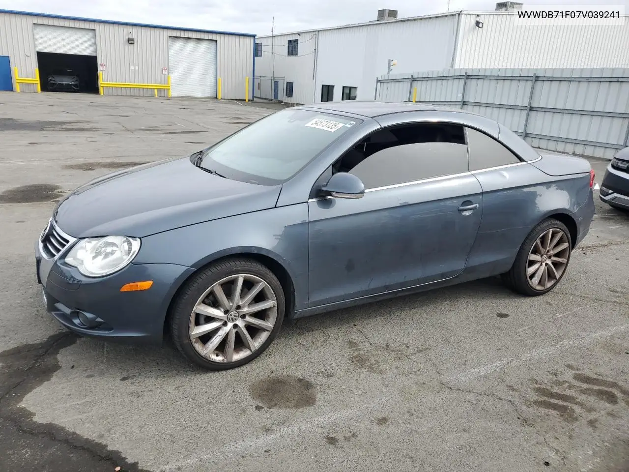 2007 Volkswagen Eos 3.2L Sport VIN: WVWDB71F07V039241 Lot: 54573135