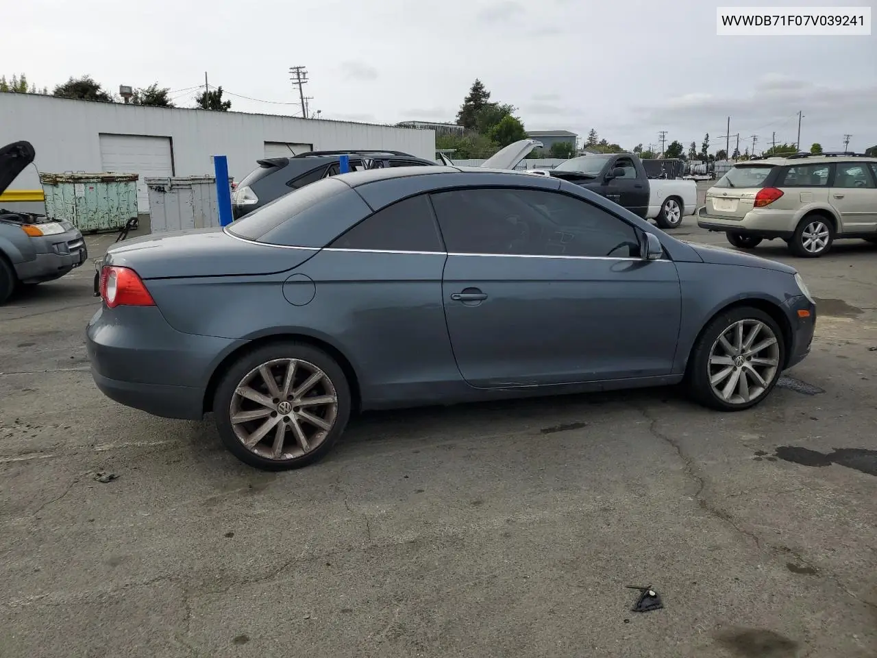2007 Volkswagen Eos 3.2L Sport VIN: WVWDB71F07V039241 Lot: 54573135