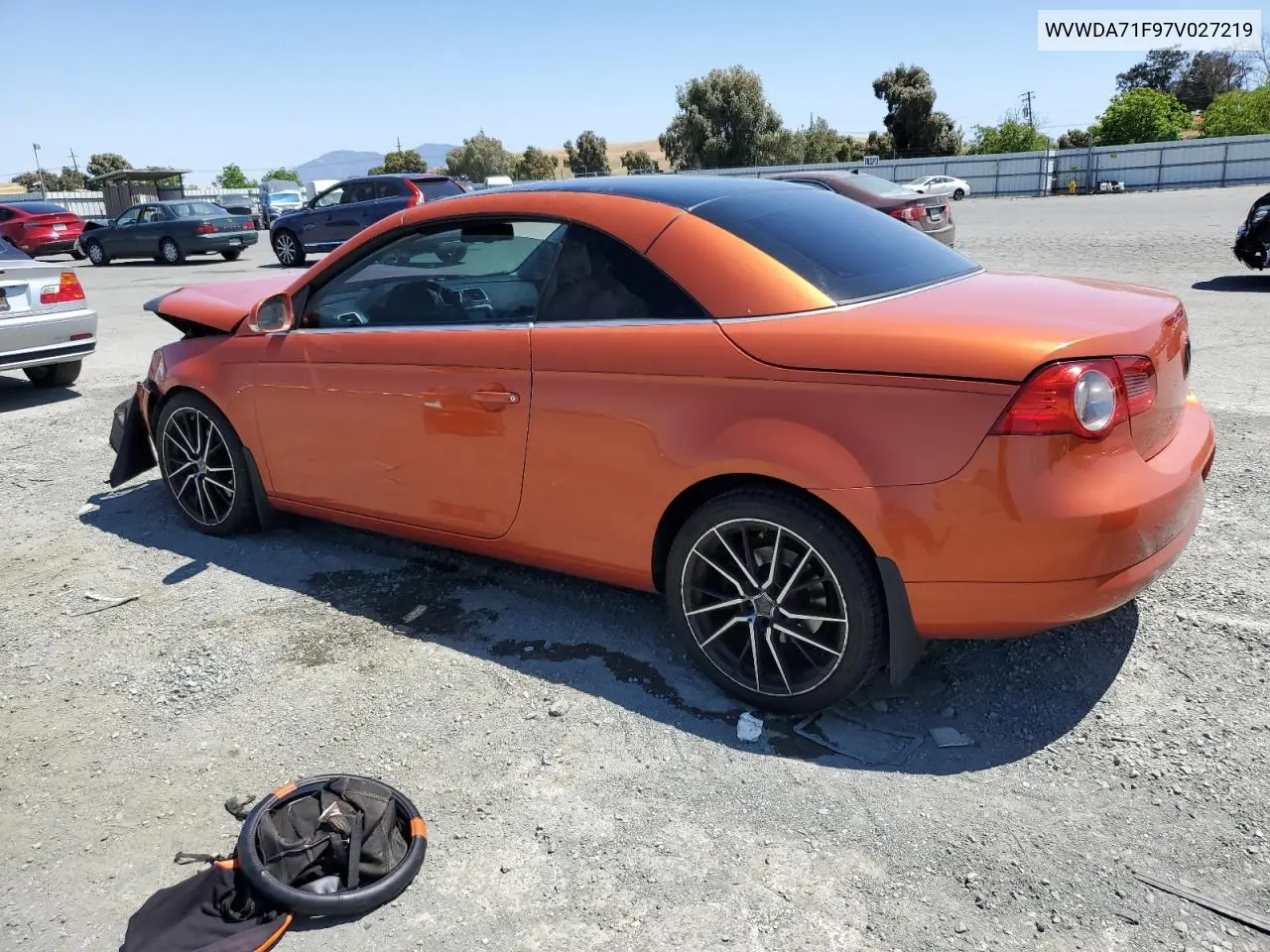 2007 Volkswagen Eos 2.0T Sport VIN: WVWDA71F97V027219 Lot: 57883545