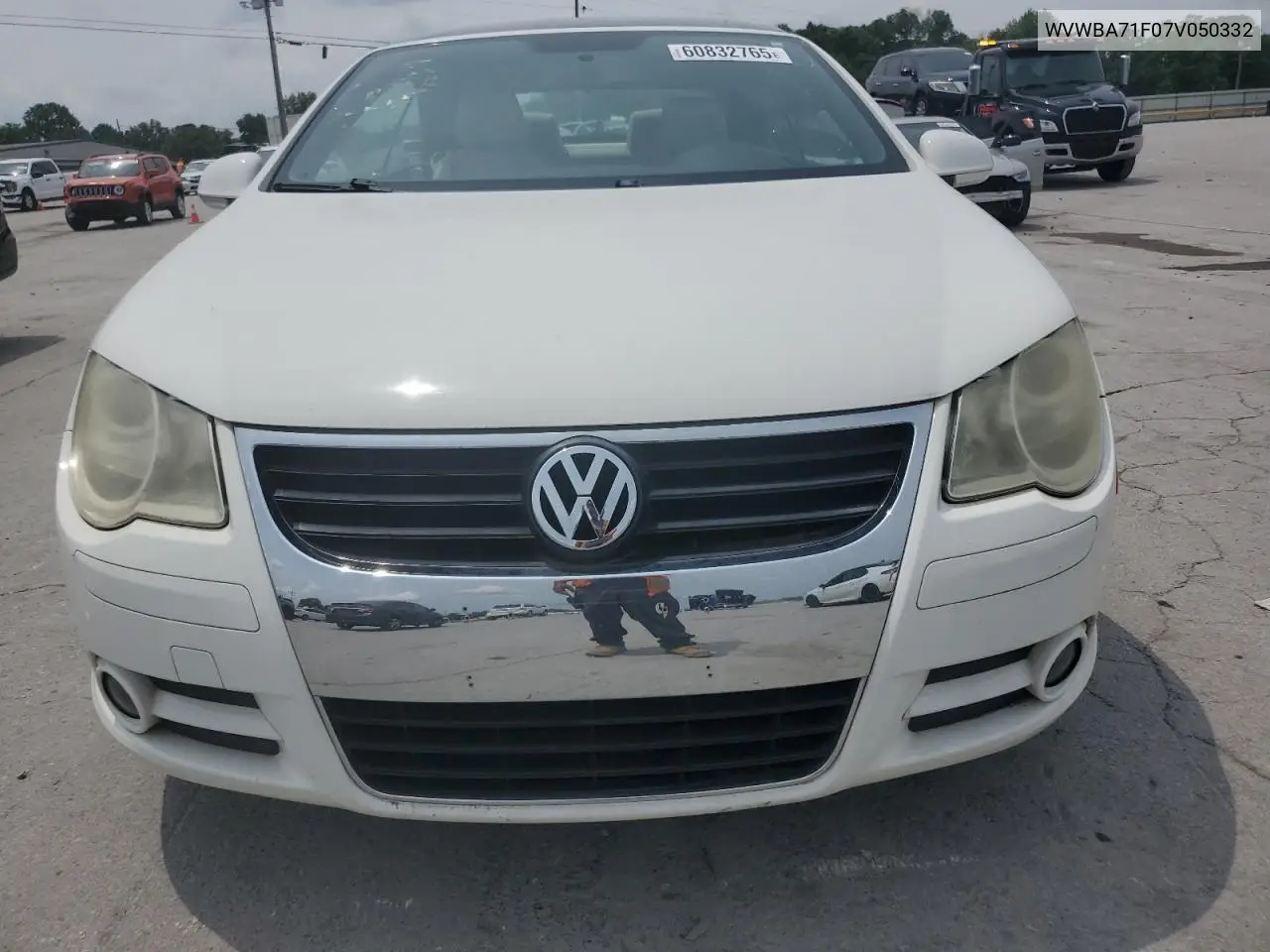 2007 Volkswagen Eos 2.0T VIN: WVWBA71F07V050332 Lot: 60832765