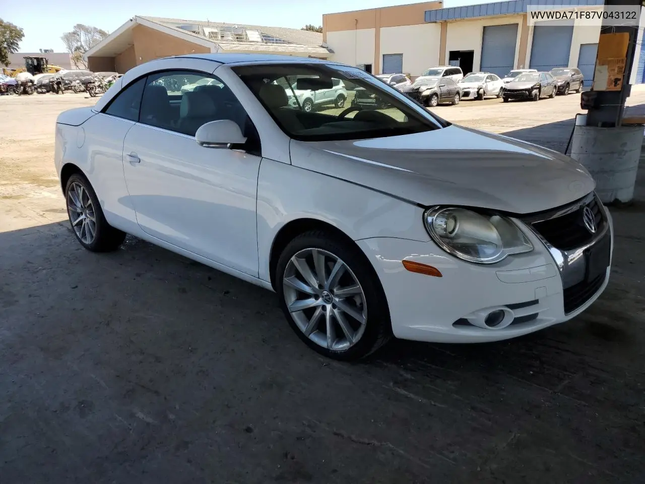 2007 Volkswagen Eos 2.0T Sport VIN: WVWDA71F87V043122 Lot: 62883535