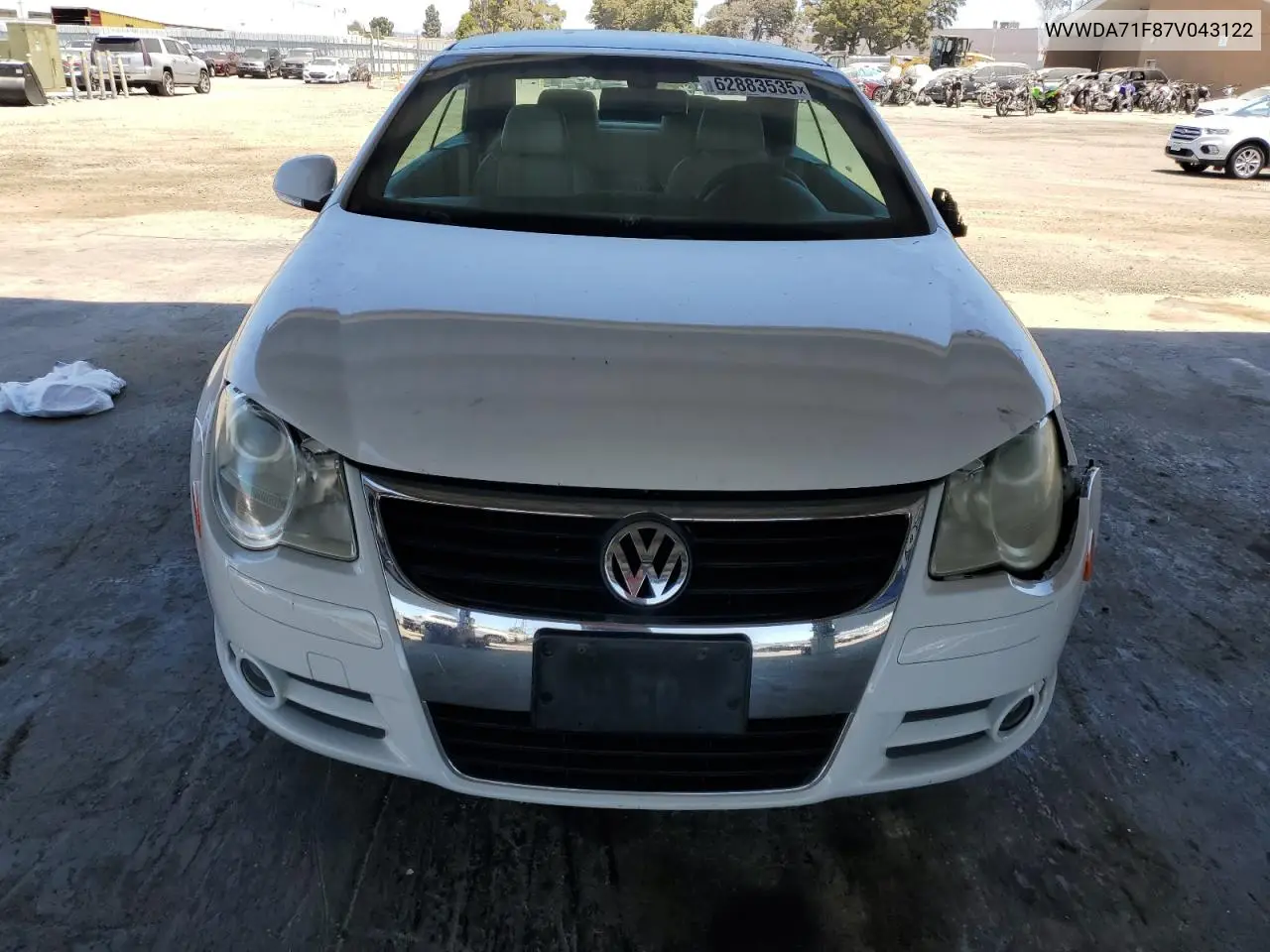 2007 Volkswagen Eos 2.0T Sport VIN: WVWDA71F87V043122 Lot: 62883535