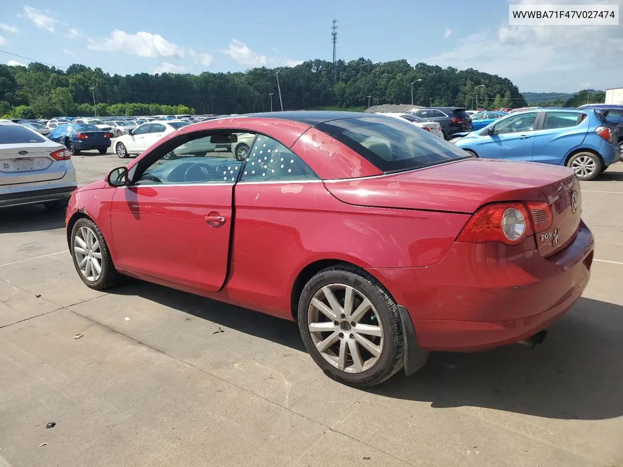 2007 Volkswagen Eos 2.0T VIN: WVWBA71F47V027474 Lot: 63371935