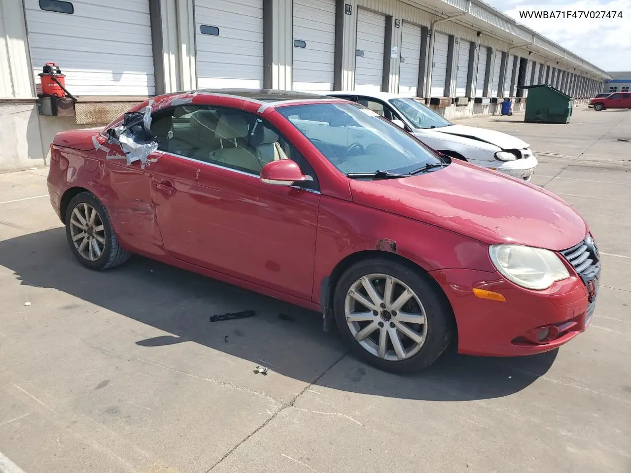 2007 Volkswagen Eos 2.0T VIN: WVWBA71F47V027474 Lot: 63371935