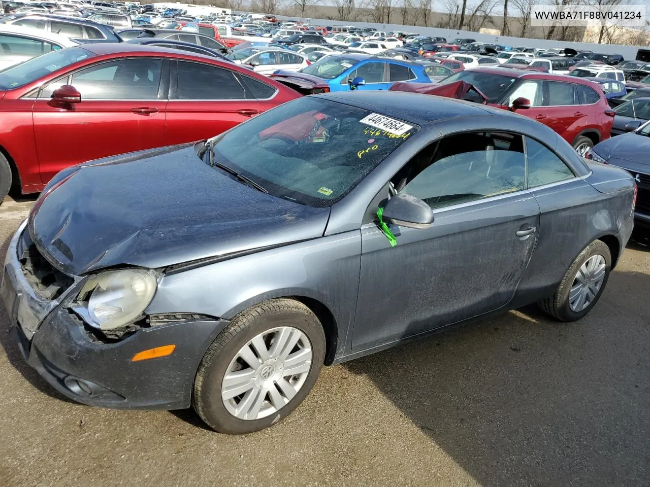 2008 Volkswagen Eos Turbo VIN: WVWBA71F88V041234 Lot: 44674664