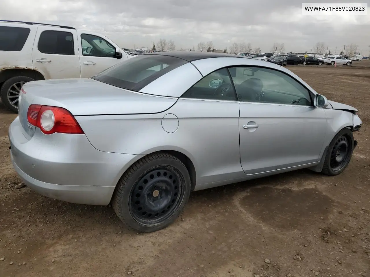 2008 Volkswagen Eos Lux VIN: WVWFA71F88V020823 Lot: 50247935