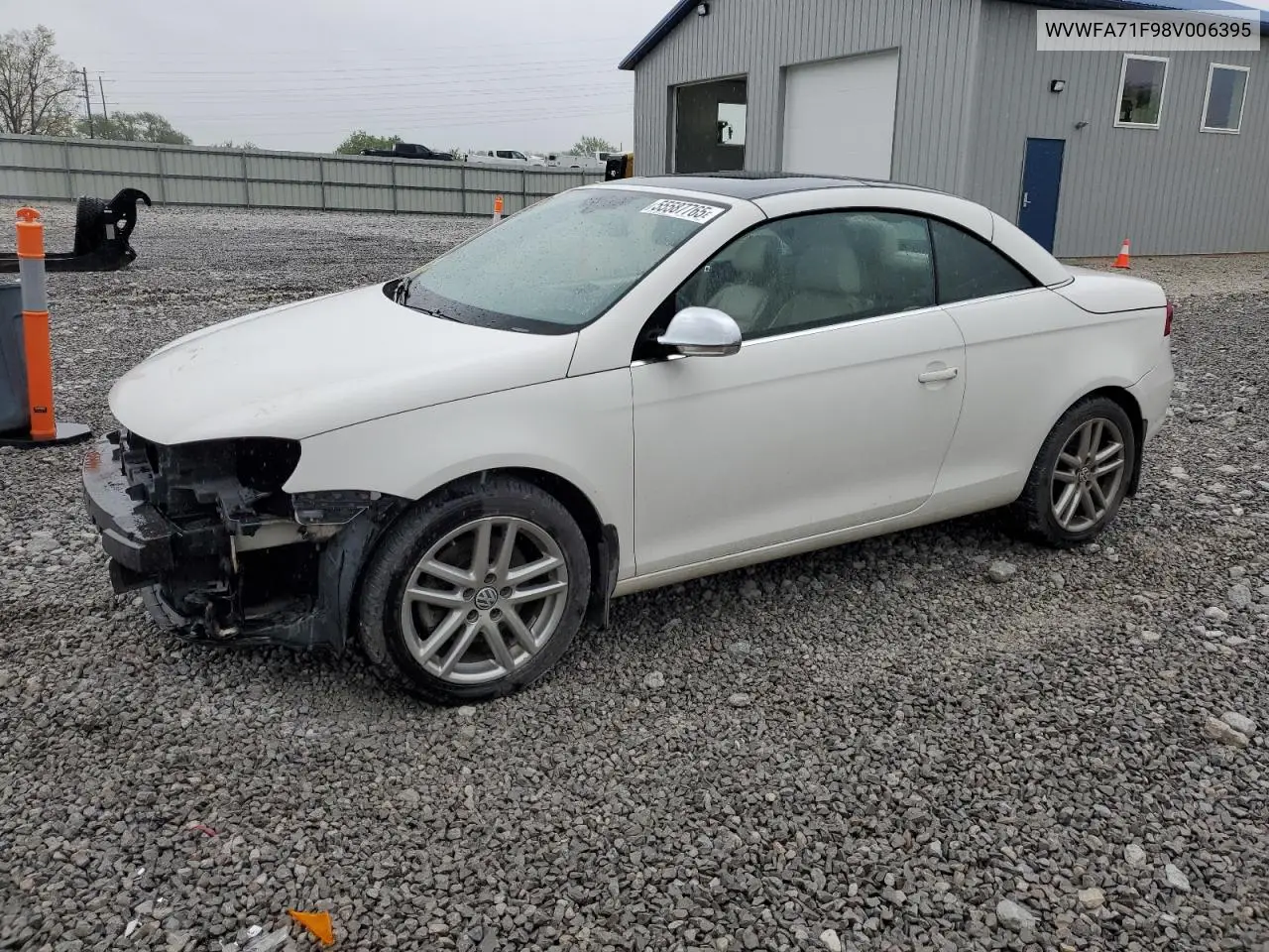 2008 Volkswagen Eos Lux VIN: WVWFA71F98V006395 Lot: 55587765