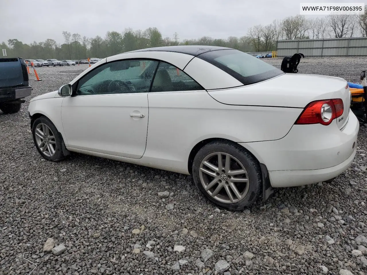 2008 Volkswagen Eos Lux VIN: WVWFA71F98V006395 Lot: 55587765