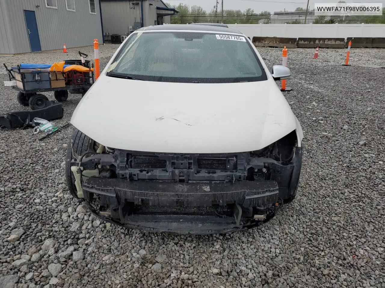 2008 Volkswagen Eos Lux VIN: WVWFA71F98V006395 Lot: 55587765