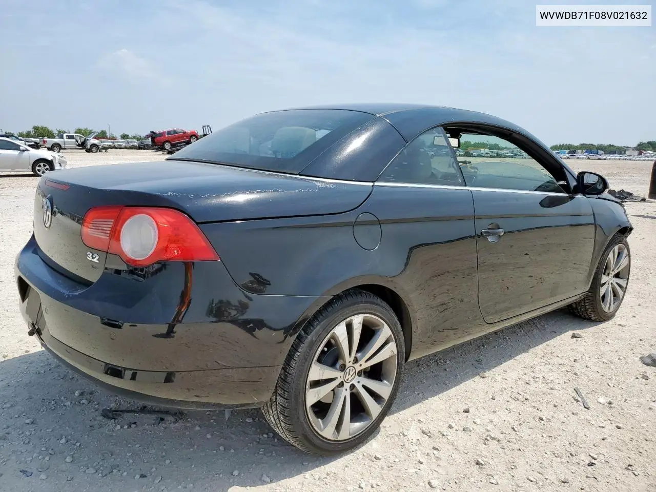 2008 Volkswagen Eos Vr6 VIN: WVWDB71F08V021632 Lot: 57168965