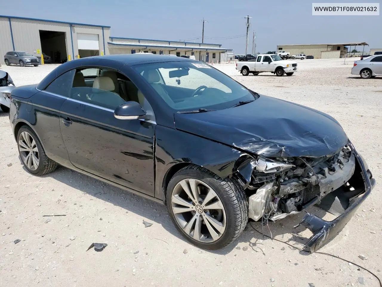 2008 Volkswagen Eos Vr6 VIN: WVWDB71F08V021632 Lot: 57168965