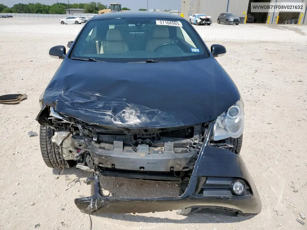 2008 Volkswagen Eos Vr6 VIN: WVWDB71F08V021632 Lot: 57168965