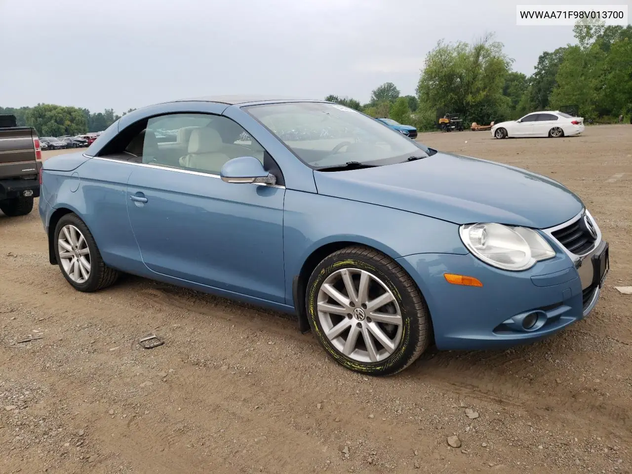 2008 Volkswagen Eos Turbo VIN: WVWAA71F98V013700 Lot: 64952675