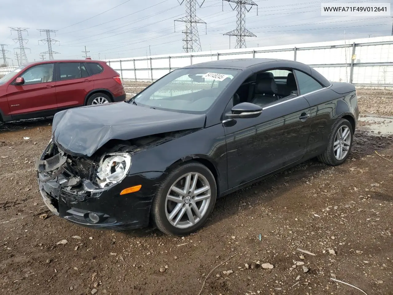 2009 Volkswagen Eos Lux VIN: WVWFA71F49V012641 Lot: 54148245